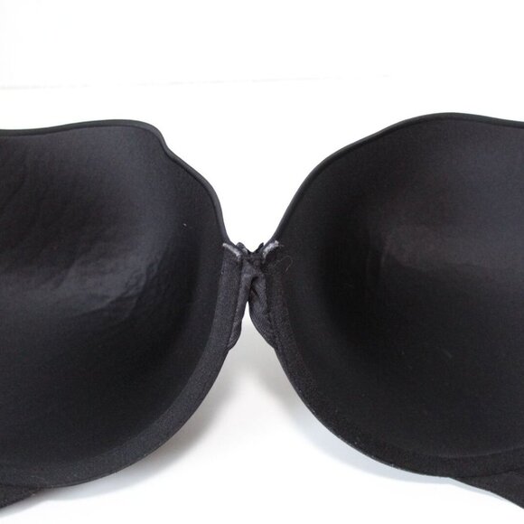 Torrid Black 360° Back Smoothing Push-Up Plunge Bra Plus Size 46DDD H13288 - Picture 7 of 11
